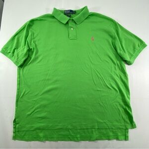 Polo Ralph Lauren Bright Green Polo Shirt Men’s Size XXL